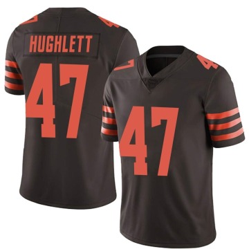 Charley Hughlett Men's Brown Limited Color Rush Jersey