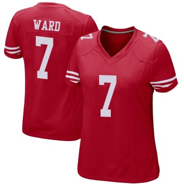 Charvarius Ward Women's Red Game Team Color Jersey