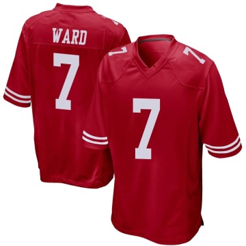 Charvarius Ward Youth Red Game Team Color Jersey