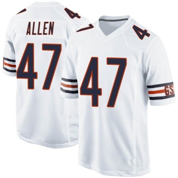 Chase Allen Youth White Game Jersey