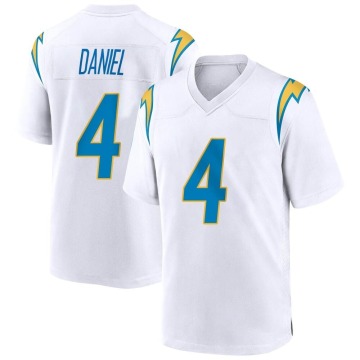 Chase Daniel Youth White Game Jersey