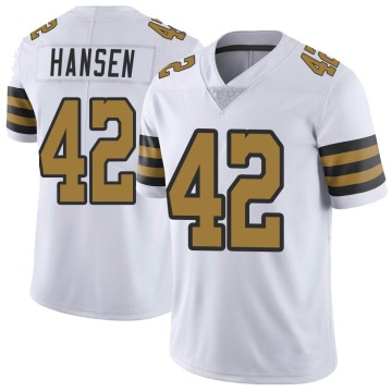 Chase Hansen Men's White Limited Color Rush Jersey