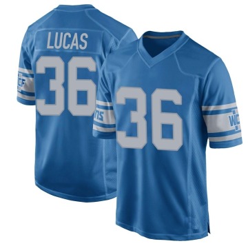 Chase Lucas Men's Blue Game Throwback Vapor Untouchable Jersey