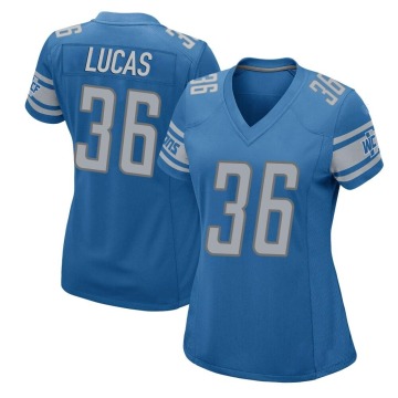 Chase Lucas Women's Blue Game Team Color Jersey