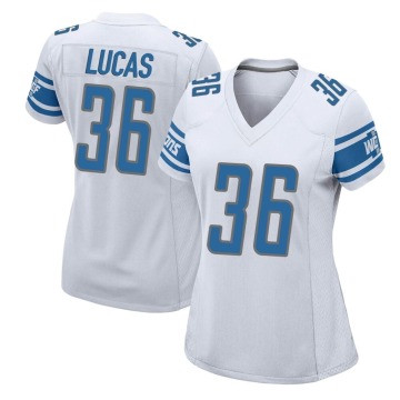 Chase Lucas Women's White Game Jersey