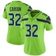 Chris Carson Women's Green Limited Color Rush Neon Jersey