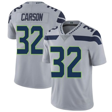 Chris Carson Youth Gray Limited Alternate Vapor Untouchable Jersey