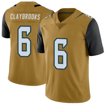 Chris Claybrooks Youth Gold Limited Color Rush Vapor Untouchable Jersey