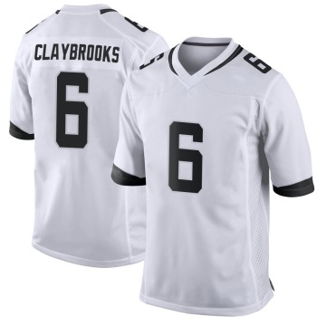 Chris Claybrooks Youth White Game Jersey
