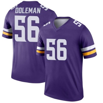 Chris Doleman Men's Purple Legend Jersey