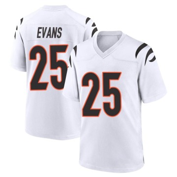 Chris Evans Youth White Game Jersey