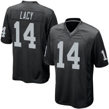 Chris Lacy Men's Black Game Team Color Jersey