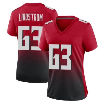 Chris Lindstrom Women's Red Game 2nd Alternate Jersey