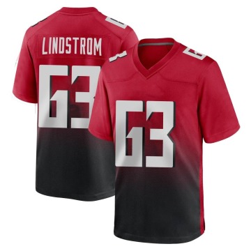 Chris Lindstrom Youth Red Game 2nd Alternate Jersey