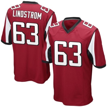Chris Lindstrom Youth Red Game Team Color Jersey