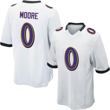 Chris Moore Men's White Game Jersey