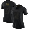 Chris Odom Women's Black Limited 2020 Salute To Service Jersey