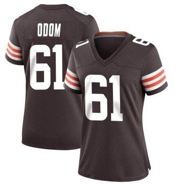 Chris Odom Women's Brown Game Team Color Jersey