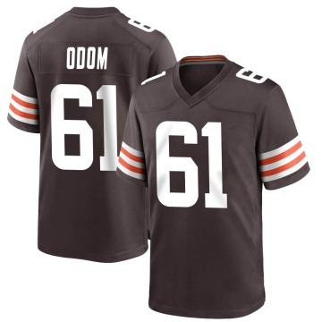 Chris Odom Youth Brown Game Team Color Jersey