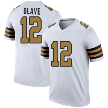 Chris Olave Youth White Legend Color Rush Jersey