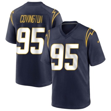 Christian Covington Youth Navy Game Team Color Jersey