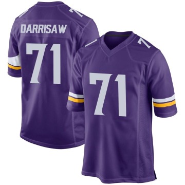 Christian Darrisaw Men's Purple Game Team Color Jersey