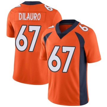 Christian DiLauro Youth Orange Limited Team Color Vapor Untouchable Jersey