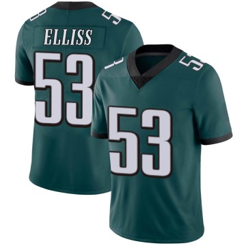Christian Elliss Youth Green Limited Midnight Team Color Vapor Untouchable Jersey