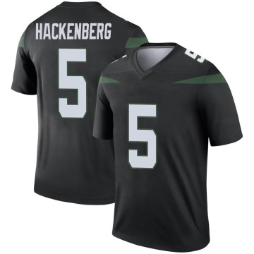 Christian Hackenberg Youth Black Legend Stealth Color Rush Jersey