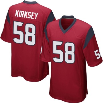 Christian Kirksey Youth Red Game Alternate Jersey