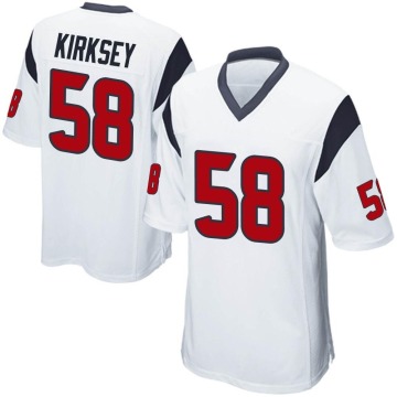 Christian Kirksey Youth White Game Jersey