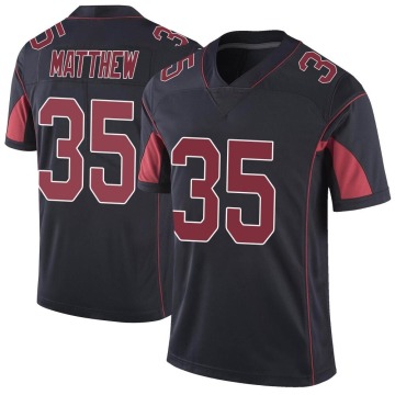 Christian Matthew Youth Black Limited Color Rush Vapor Untouchable Jersey
