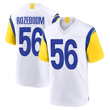 Christian Rozeboom Youth White Game Jersey