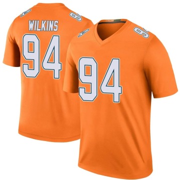 Christian Wilkins Youth Orange Legend Color Rush Jersey