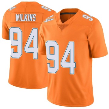 Christian Wilkins Youth Orange Limited Color Rush Jersey