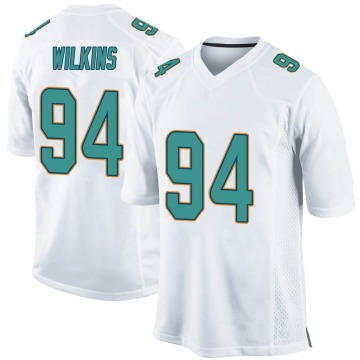 Christian Wilkins Youth White Game Jersey