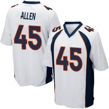 Christopher Allen Youth White Game Jersey