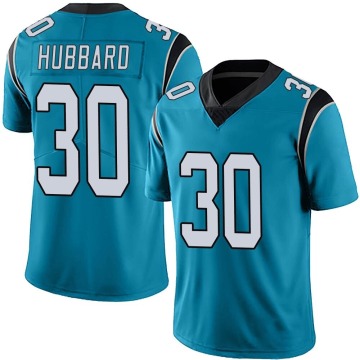 Chuba Hubbard Men's Blue Limited Alternate Vapor Untouchable Jersey