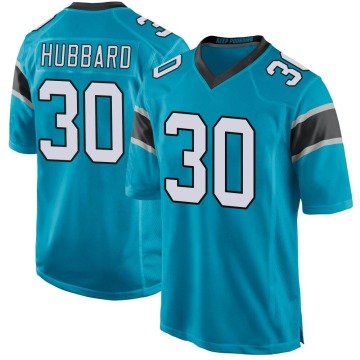 Chuba Hubbard Youth Blue Game Alternate Jersey