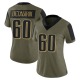 Chuck Bednarik Women's Olive Limited 2021 Salute To Service Jersey
