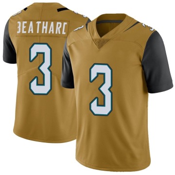 C.J. Beathard Youth Gold Limited Color Rush Vapor Untouchable Jersey
