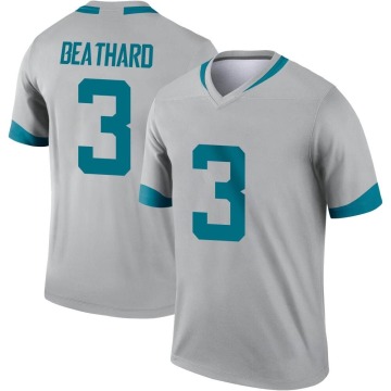 C.J. Beathard Youth Legend Silver Inverted Jersey