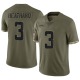 C.J. Beathard Youth Olive Limited 2022 Salute To Service Jersey