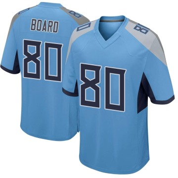 C.J. Board Youth Light Blue Game Jersey