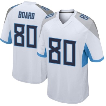 C.J. Board Youth White Game Jersey