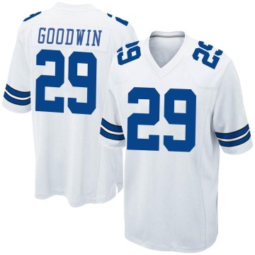 C.J. Goodwin Youth White Game Jersey
