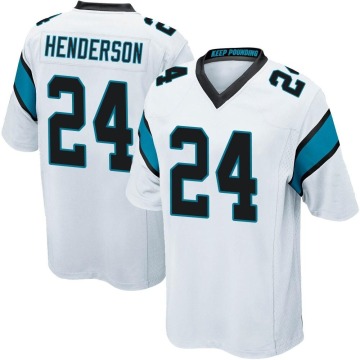CJ Henderson Youth White Game Jersey