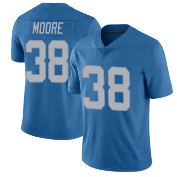 C.J. Moore Men's Blue Limited Throwback Vapor Untouchable Jersey