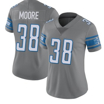 C.J. Moore Women's Limited Color Rush Steel Jersey