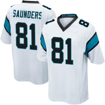 C.J. Saunders Youth White Game Jersey